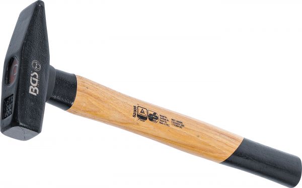 Schlosserhammer | Hickory-Stiel | DIN 1041 | 500 g