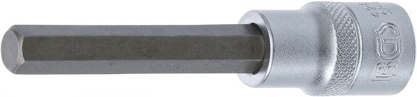 Bit-Einsatz | Länge 100 mm | Antrieb Innenvierkant 12,5 mm (1/2&quot;) | Innensechskant 10 mm