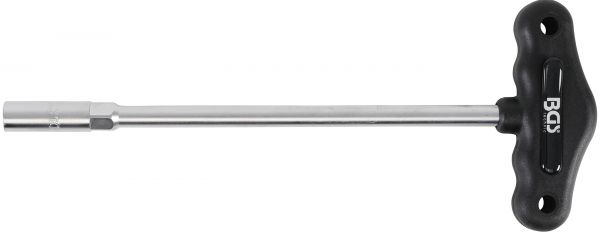 Steckschlüssel mit T-Griff, Sechskant | SW 10 mm