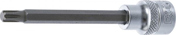 Bit-Einsatz | Länge 100 mm | Antrieb Innenvierkant 10 mm (3/8&quot;) | Keil-Profil (für RIBE) M6