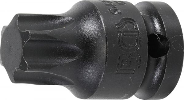 Kraft-Bit-Einsatz | Antrieb Innenvierkant 12,5 mm (1/2&quot;) | T-Profil (für Torx) T80