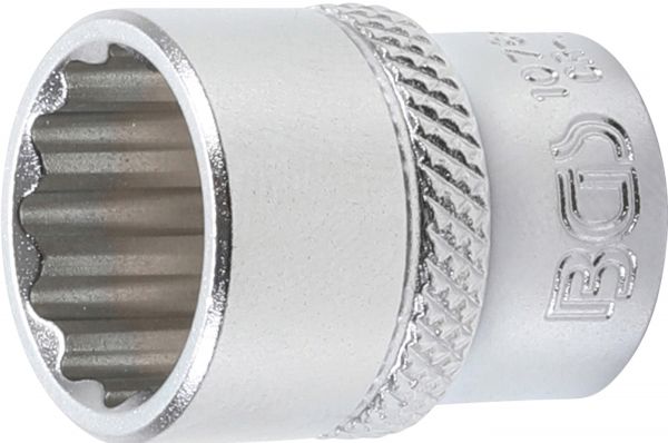 Steckschlüssel-Einsatz Zwölfkant | Antrieb Innenvierkant 6,3 mm (1/4&quot;) | SW 14 mm